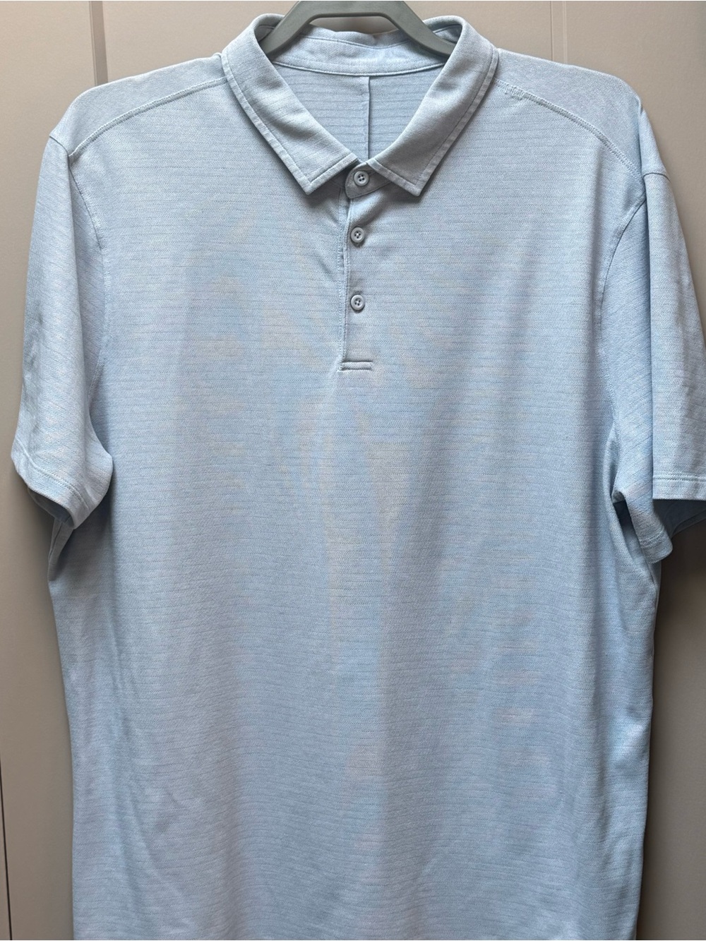 lululemon Evolution Polo Short Sleeved Shirt Pique Fabric Size XXL - Picture 2 of 3